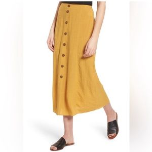 Soprano Mustard Maxi Skirt